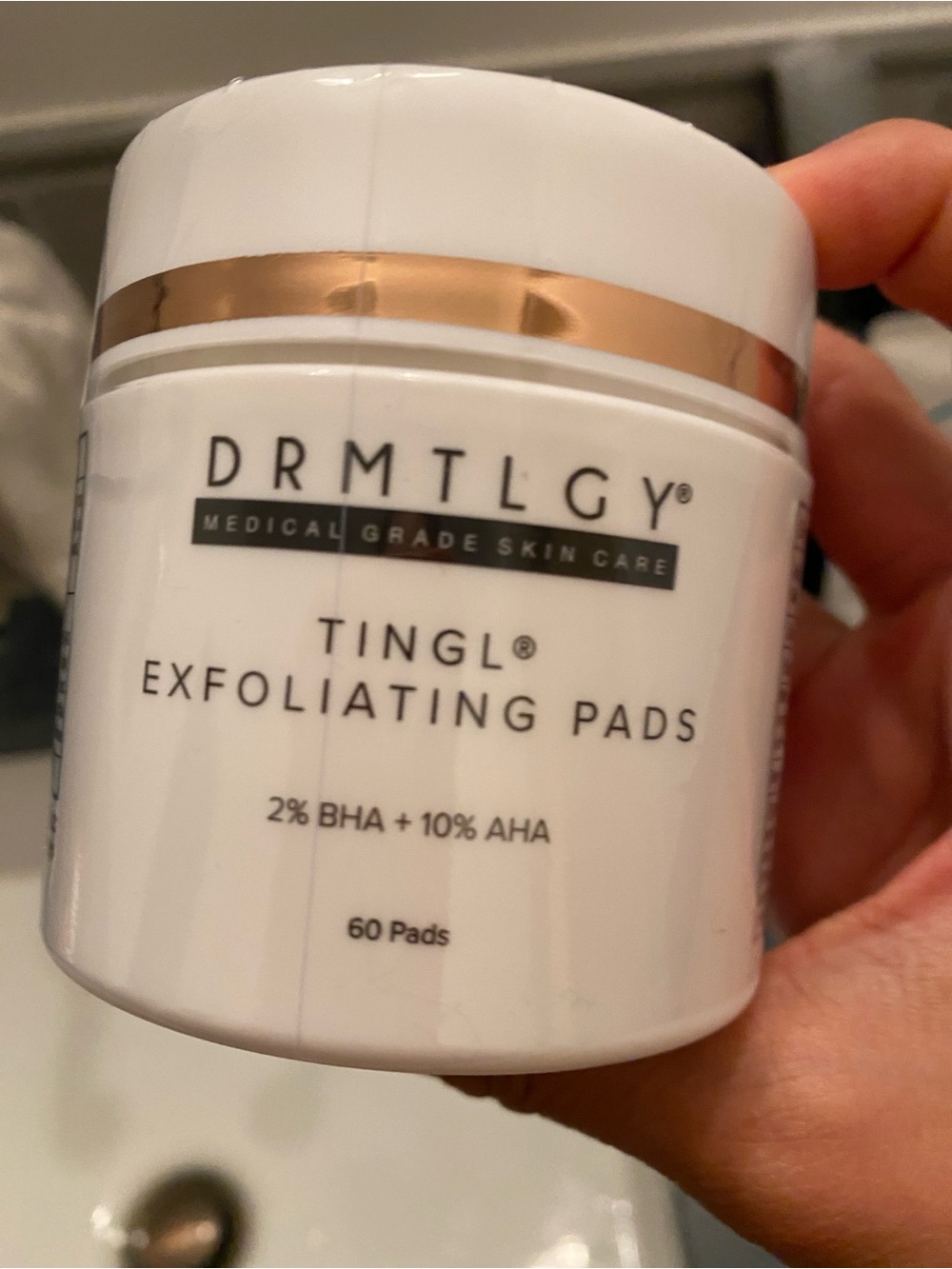DRMTLGY Tingl Exfoliating Pads - White